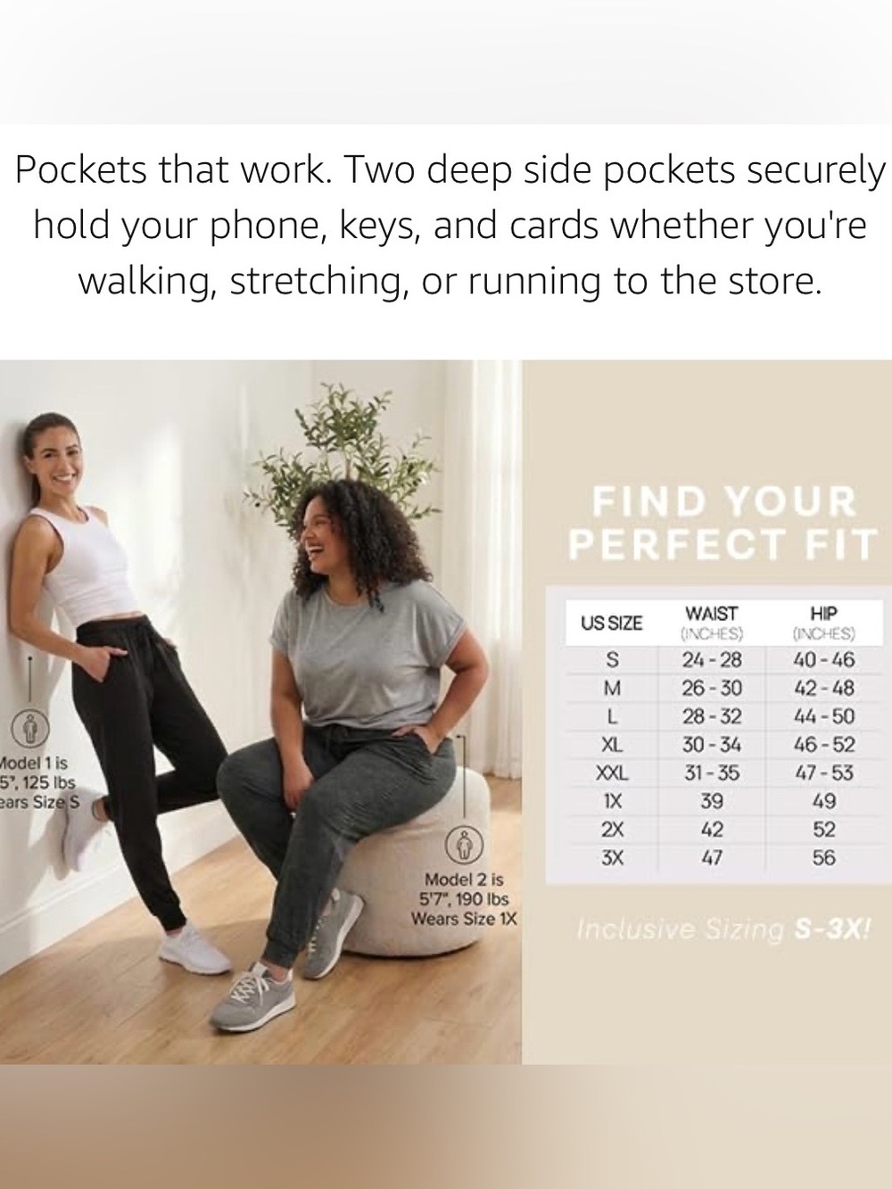 Women's Lightweight Jogger Sweatpants with Pockets - Maroon, Navy, Black - Picture 7 of 10